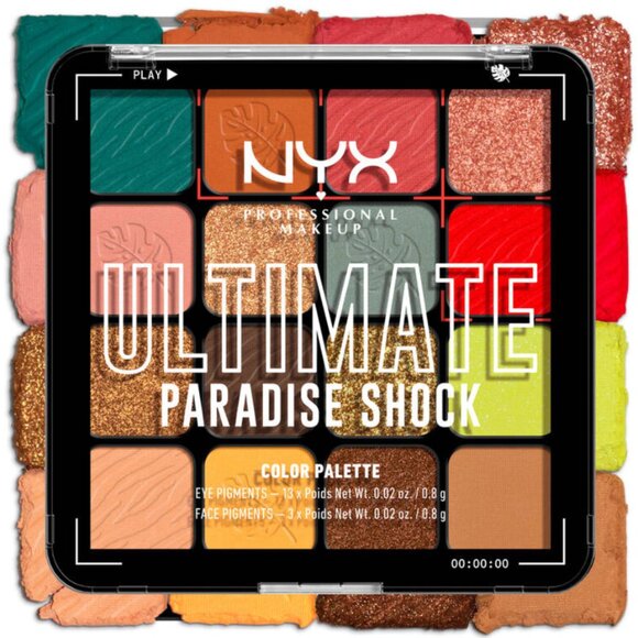 NYX Ultimate Shadow Palette | 02 Paradise Shock | NEW MAKEUP - Picture 1 of 3